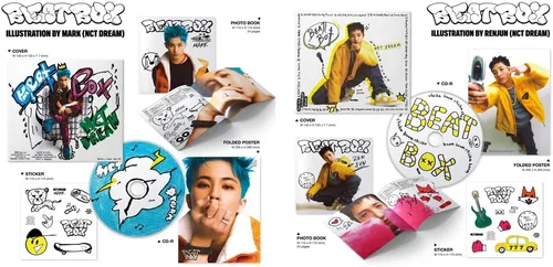 Vista 2 de dreamus NCT Dream el segundo álbum de reenvasado Beat Box versión Digipack + Póster plegado. (portada aleatoria)