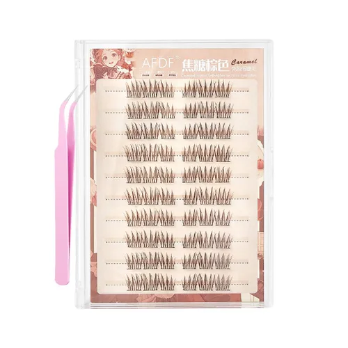 Vista 36 de Extensión de Pestañas DIY Efecto 3D Natural Individual 9/11/12mm Pestañas 80 Racimos Pestañas de Volumen Set Mixto, Extensión de Pestañas Caseras