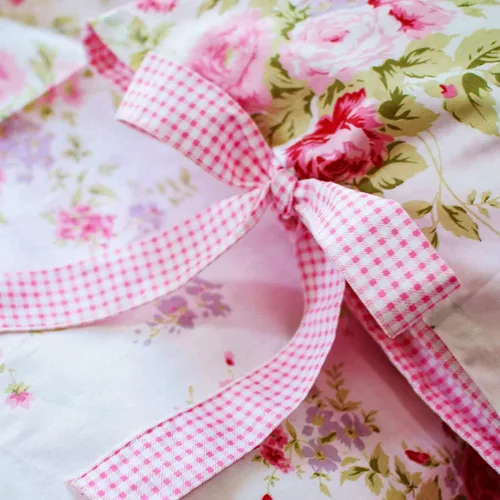 Vista 6 de Usning Juego de sábanas suaves de 100% algodón con estampado de rosas con sábana bajera de bolsillo profundo, sábana encimera y fundas de almohada