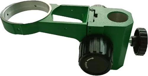 Vista 3 de Kit de accesorios para microscopio estéreo de 2.992 in, soporte para cabeza de microscopio negro, estante ajustable para soporte de microscopio