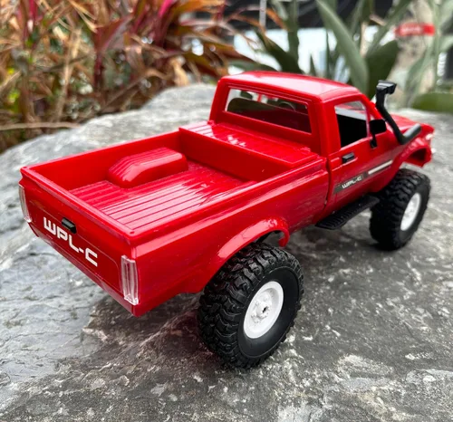 Vista 8 de HLSFWDRIVE RC Rock Crawler 4x4 WPL C24 RC Truck 1/16 Escala Off Road RTR Crawler de control remoto todo terreno con dirección proporcional