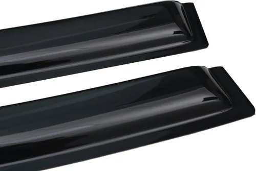 Vista 4 de Lightronic Visera de ventana de ventilación automática de montaje exterior extraduradera, se adapta a Nissan Sentra 2000-2006, protección UV