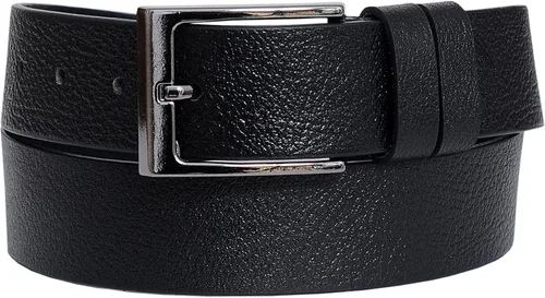 Vista 2 de N&S LEATHER Cinturones para hombre, cinturón de cuero para hombre, cinturones casuales grandes y altos para hombre, cinturones de cuero sólido sin