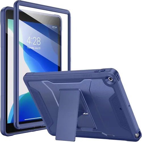 Vista 23 de Soke Funda para iPad de 9ª/8ª/7ª generación de 10.2 pulgadas (versión 2021/2020/2019), con protector de pantalla integrado y soporte, funda