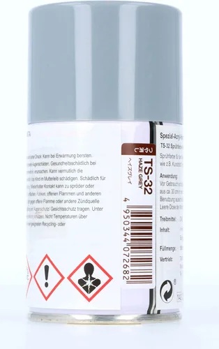 Vista 3 de TAMIYA 85032 Spray Laca TS-32 Haze Grey - Lata de spray de 3.4 fl oz