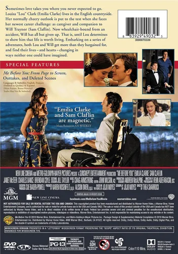 Vista 2 de Me Before You (DVD)