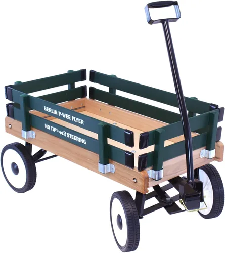 Vista 8 de AmishToyBox Berlin P-Wee Wagon - Modelo F257 - Amish fabricado en Ohio, Estados Unidos (azul)