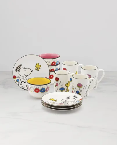 Vista 2 de Lenox 897573 Chef Snoopy - Juego de postre (12 piezas)