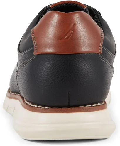 Vista 3 de Nautica Zapatillas de vestir Oxford de punto para hombre transpirables, elegantes, ligeras y cómodas, ideales para negocios o caminar