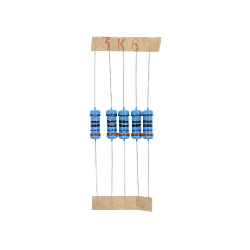 Vista 5 de 100PCS 1 vatios 1W 0R1 0.1 ohmios 1% resistencia de película metálica