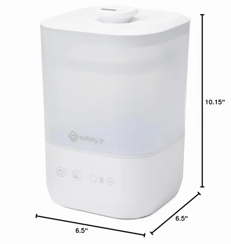 Vista 8 de Safety 1st Humidificador de llenado superior de niebla fría, color blanco