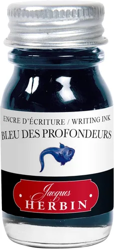 Vista 16 de Tinta para pluma estilográfica Herbin - Botella de 10 ml - Perle Noire
