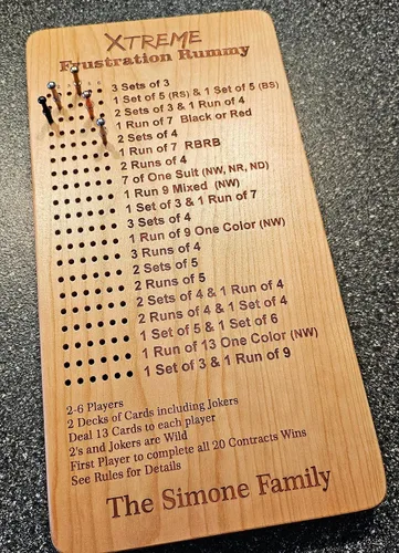 Vista 4 de Xtreme Frustration Rummy - Tablero de juego