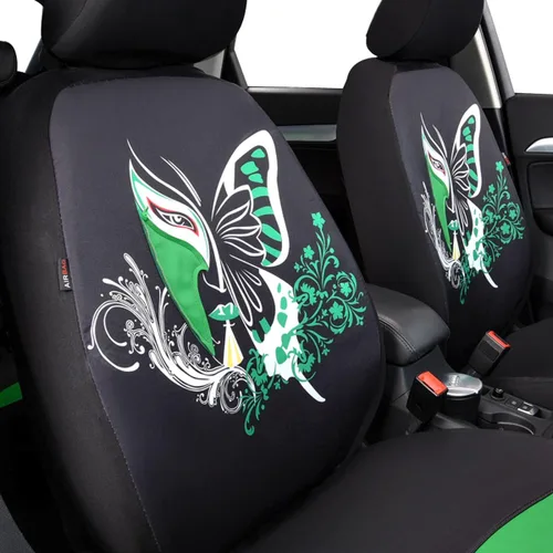 Vista 2 de Paquete de fundas de asiento universales Insparation 11 unidades de Car Pass. Ajuste universal para vehículos, autos, con interior de espuma