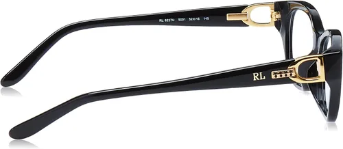 Vista 3 de Ralph Lauren RL6227U 5001 52 Nuevas gafas para mujer, Negro Brillo