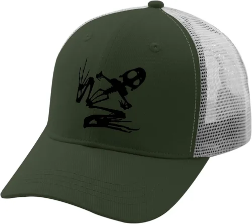 Vista 2 de devor Baseball Cap Bone Frog Baseball Cap for Women Funny Denim Cap Adjustable