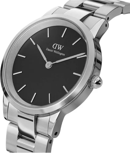 Vista 3 de Daniel Wellington Iconic Link Reloj pulsera de eslabones de oro rosa o plata