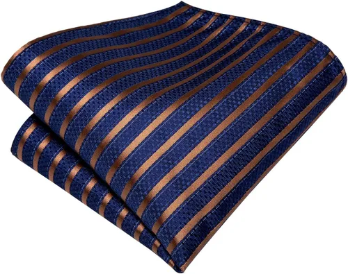 Vista 155 de Dubulle Corbata tejida de cachemira para hombre y gemelos de pañuelo para hombre, conjunto de gemelos para boda formal y negocios
