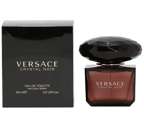 Vista 2 de Versace Crystal Noir Eau De Toilette en espray para mujer, 3 onzas líquidas