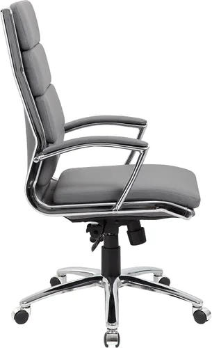 Vista 6 de Boss Office Products CaressoftPlus - Silla ejecutiva, color gris