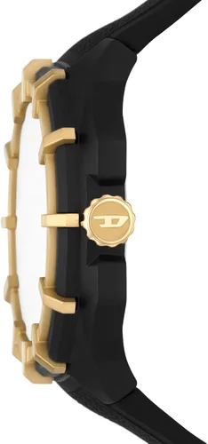 Vista 2 de Diesel Framed Men's Sports Watch with Lightweight Nylon Case and Silicone Band