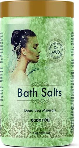 Vista 14 de Sal natural del mar muerto remojo de baño 100% rico en minerales, más minerales que la sal de Epsom, relajación profunda, desintoxicación, exfolia