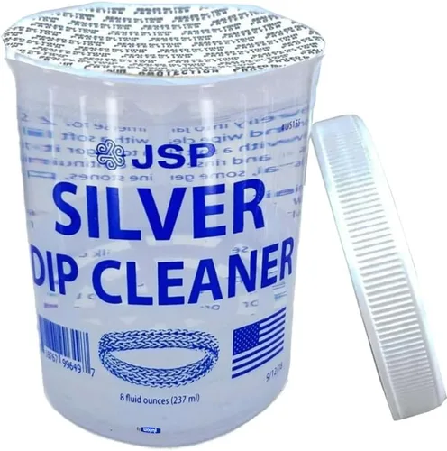 Vista 8 de Silver Dip - Limpiador antideslustre para joyas y cubiertos, 8 onzas líquidas, suave, fácil de usar con bandeja