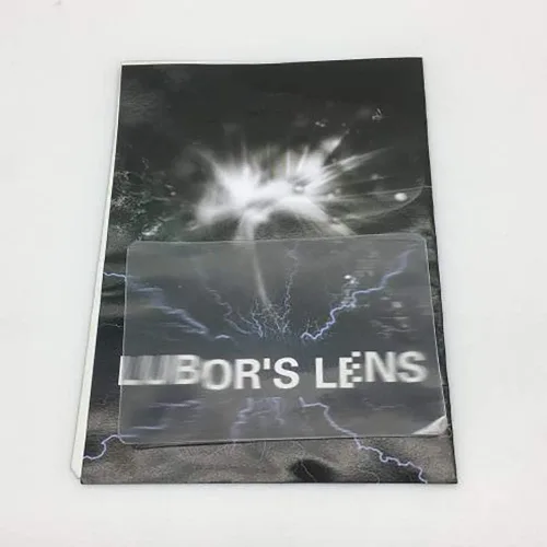 Vista 2 de Enjoyer Lubor's Lens Card Trucos de magia de cerca Accesorios mágicos Escenario Ilusiones Tarjetas mágicas Trucos Magos Accesorios, 10 unids/lote