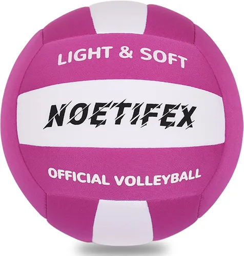 Vista 11 de Pelota de vóleibol suave - Tela súper suave, pelota de vóleibol ligera para práctica en interiores, segura y silenciosa, para niños, jóvenes