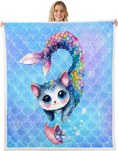 Vista 16 de Feelyou - Manta de forro polar camuflaje de 40 x 50 pulgadas para niños, niños y adolescentes, con diseño de peces de caza, manta de sherpa