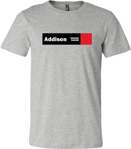 Vista 3 de Camiseta Wrigley Field Addison de línea roja