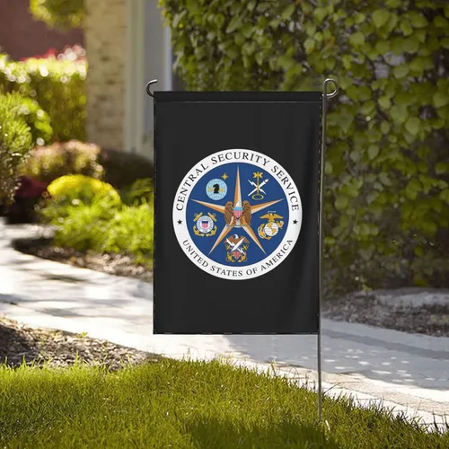 Vista 2 de Seal of the United States Central Security Service Garden Flag 28"x40" Inch Double Sided Garden Flags Home Lawn Outdoor Decor Flags Party Banner