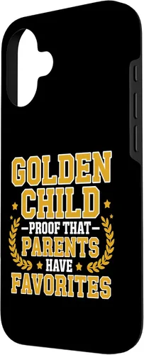 Vista 2 de Golden Child Mom's Favorite Gifted Kids Sibling Rivalry Art Case for iPhone 16