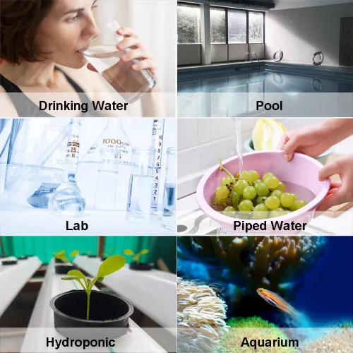 Vista 6 de KETOTEK Medidor digital de pH para agua, medidor de pluma de pH con ATC, probador de pH con rango de medición de 0.00-16.00ph para agua potable