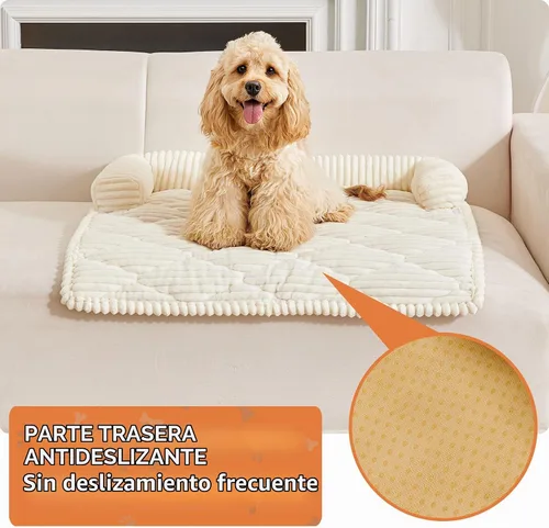 Vista 3 de HAOMAIJIA Cama Sofá para Perros Pequeños, Fundas Antideslizantes para Sofá de Mascotas, Protector de Funda de Sofá Grueso Suave Lavable para Perros