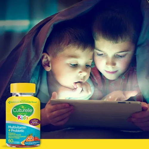 Vista 9 de Culturelle Gomitas multivitamínicas + probióticas para niños, digestivas + apoyo inmunológico*, con luteína para apoyar una visión saludable*, sabor