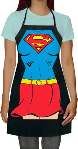 Vista 6 de ICUP DC Comics - Delantal ajustable de Batgirl Be The Character talla para adulto, 100% algodón, color negro