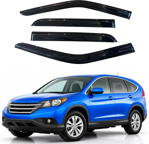 Vista 184 de Visera de ventana IG para Ford Focus Sedán y Hatchback 2012-2018, Protector de ventana lateral para lluvia y viento estilo Mugen, extra duradero