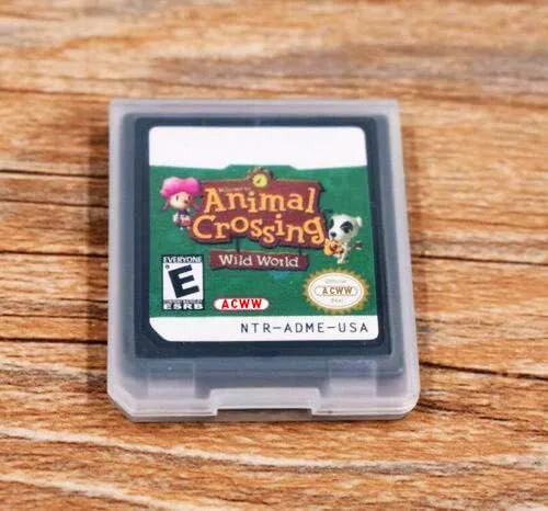 Vista 2 de ACWW Animal Crossing Game Card Wild World Compatible with Various Types of (D)Double (S)Screen Console