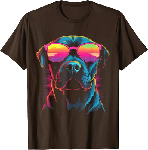 Vista 7 de Pit Bull Mom Dog Lover Colorido Artistic Pitbull Owner - Camiseta para mujer, Negro
