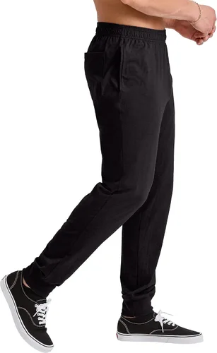 Vista 4 de Hanes Originals - Pantalones deportivos con bolsillos, camiseta de triple mezcla para hombre