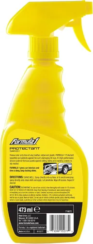 Vista 2 de Formula 1 Spray protector para detalles interiores, sin perfume, 16 onzas