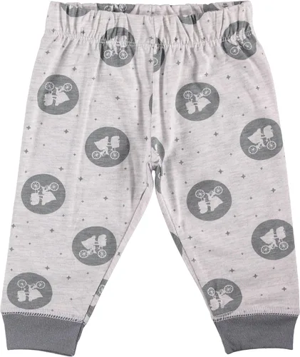 Vista 5 de Happy Threads E.T. the Extra-Terrestrial - Body de manga corta para niños, pantalones de correr y bufanda, babero