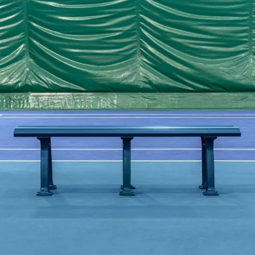 Vista 14 de Vermont Banco de cancha de tenis - 3 y 4 plazas Estándar o sin respaldo (estándar, negro, 3 plazas)