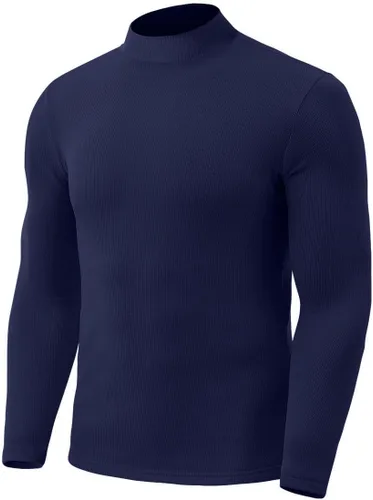 Vista 5 de Camisas de manga larga con cuello alto falso para hombre