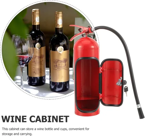 Vista 4 de Angoily Contenedor de vino único para almacenamiento de vino para decoración de bar, creativo para amigos, familia, para fiestas y celebraciones