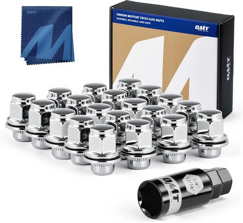 Vista 8 de Orion Motor Tech Tuercas de llanta M12x1.5, tuercas de rueda Mag de 0.472 x 0.059 in compatibles con Toyota Camry RAV4 Highlander Corolla Tacoma