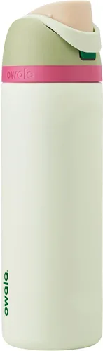 Vista 28 de Owala FreeSip - Acero inoxidable - 32 oz - Morado/Azul (pistas de esquí de los años 80)