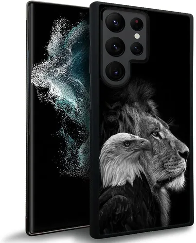 Vista 13 de Funda compatible con Samsung Galaxy S22 Ultra, funda de fútbol americano Galaxy S22 Ultra para hombres y mujeres, goma de silicona suave