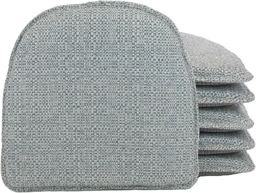 Vista 75 de Klear Vu Raindrop The Gripper - Cojines antideslizantes para silla, suaves y cómodos, almohadillas para asiento, almohadón para cocina, comedor u